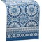 Threadmade Home Vietri Medallion Block Print Stain & Water Resistant Indoor/Outdoor Table Runner, Multicolor - 13"W x 70"L